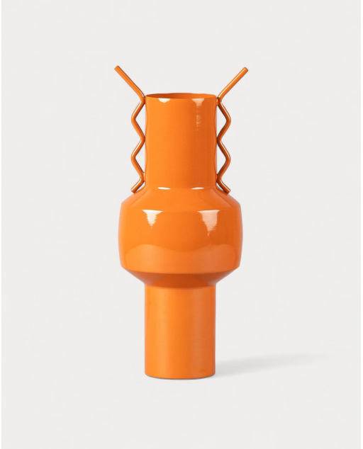 Vaso 46 cm in metallo Marci
