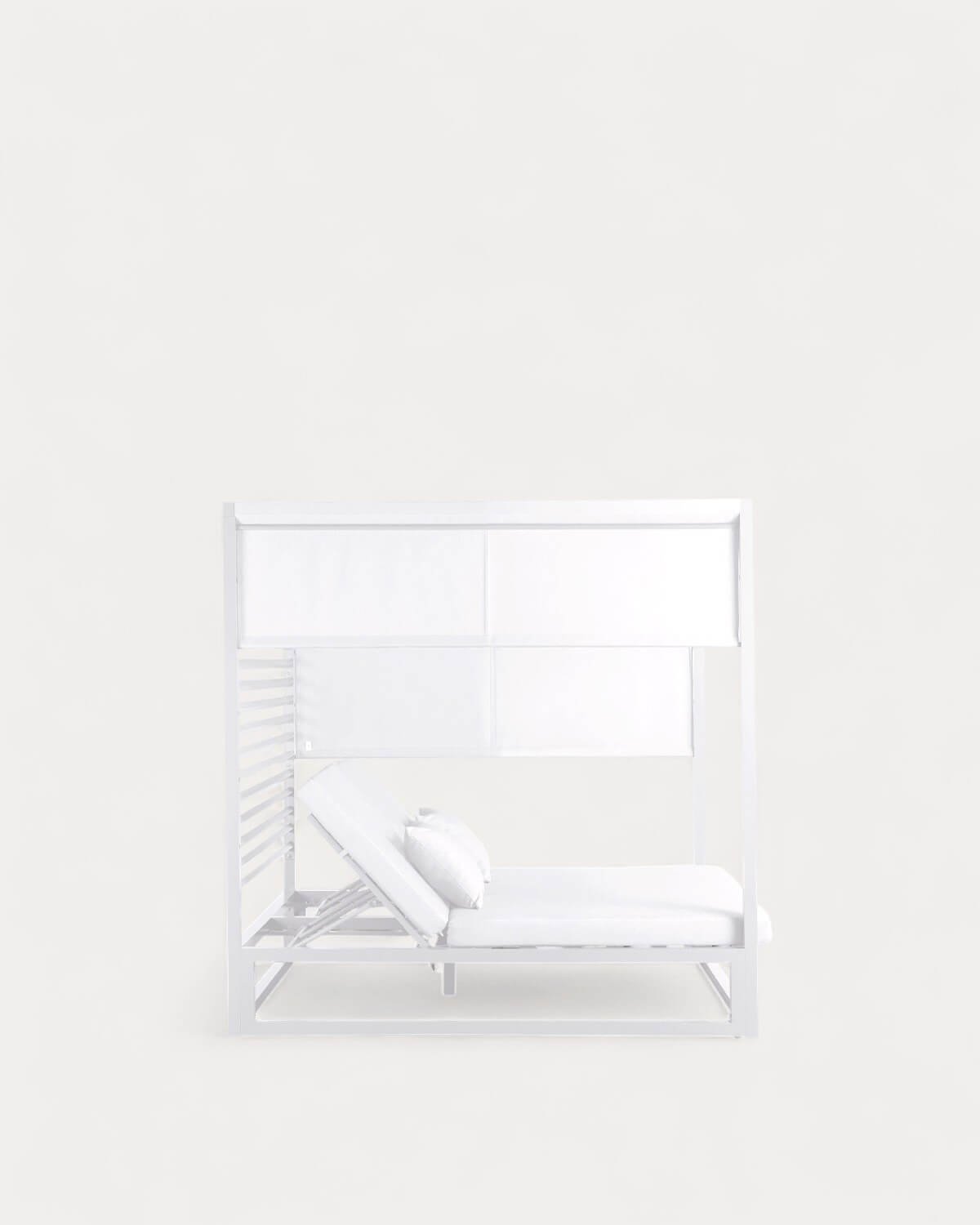 Letto Balinese Reclinabile in Tessuto e Alluminio Mersia, immagine della galleria 4