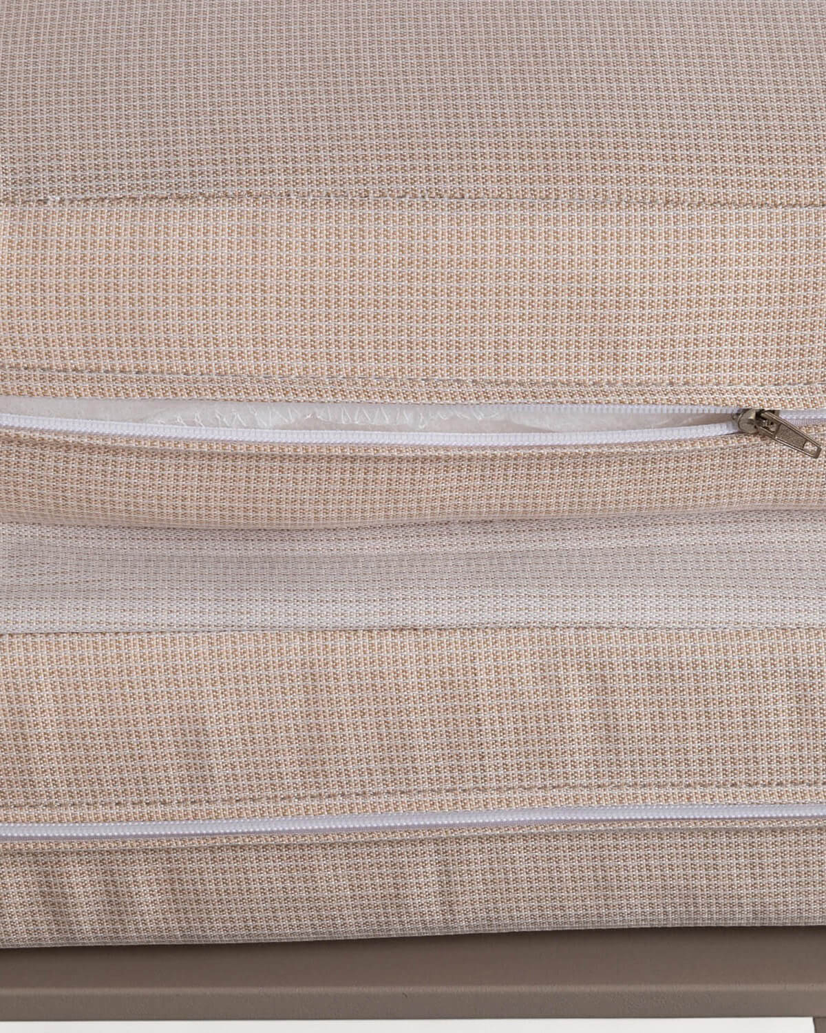 Lettino Doppio Reclinabile in Alluminio con Cuscino in Tessuto Kewin, immagine della galleria 8