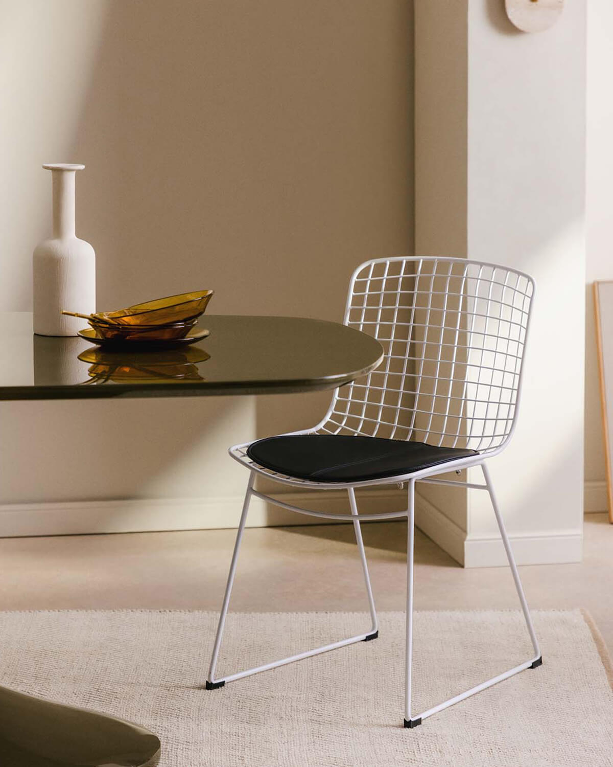 Pack da 4 Sedie da Pranzo in Metallo con Schienale Alto Aras , immagine della galleria 2