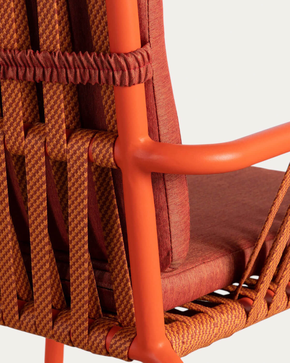 Set da Tavolo Rettangolare in Alluminio (160x90 cm) Cancun e 4 Sedie da Esterno Drian, immagine della galleria 7