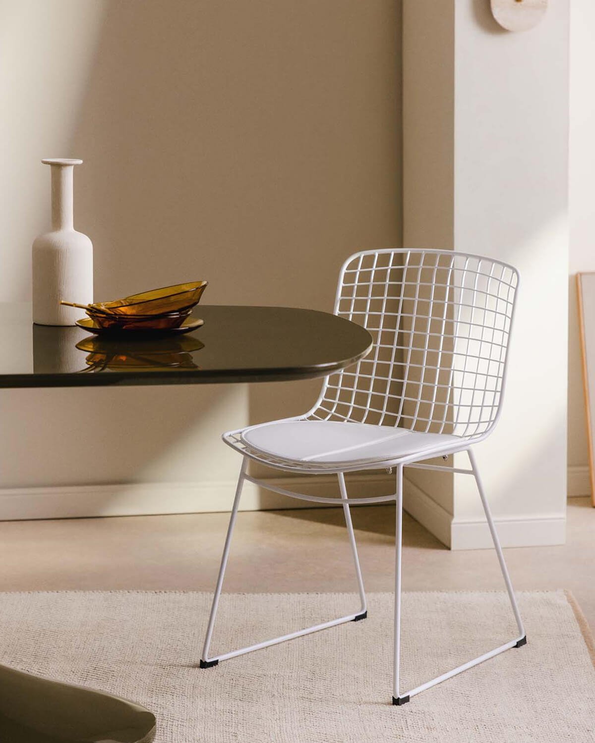 Pack da 4 Sedie da Pranzo in Metallo con Schienale Alto Aras , immagine della galleria 2