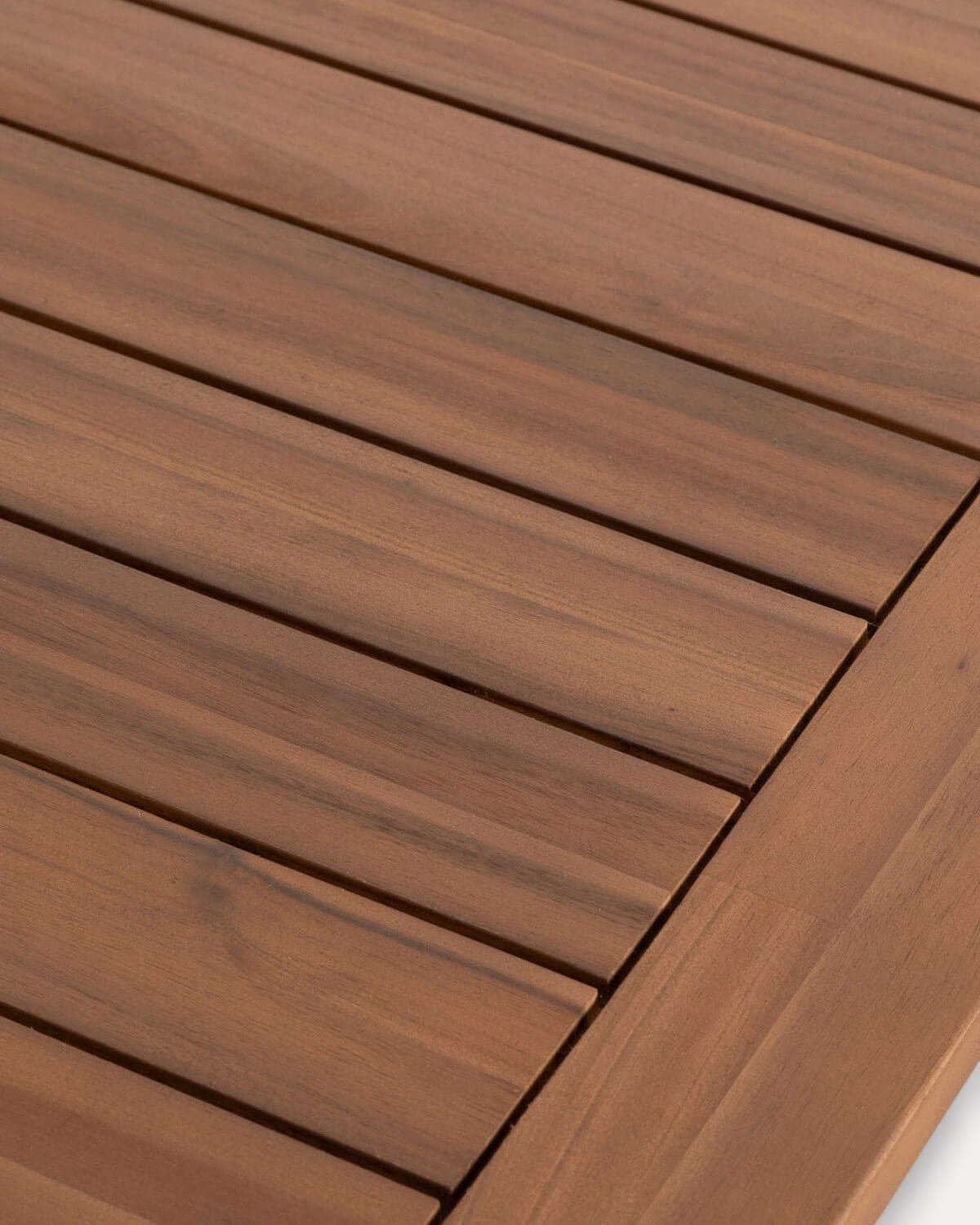 Tavolo Rettangolare da Esterno (200x95 cm) e 6 Sedie con Braccioli in Legno di Acacia Cael, immagine della galleria 6