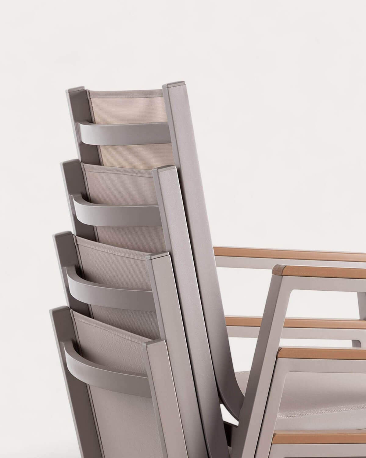 Set di Tavolo (180x90 cm) e 6 Sedie da Esterno in Alluminio Korce, immagine della galleria 4