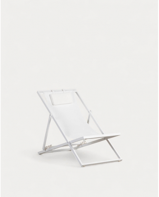 Amaca Reclinabile in Alluminio con Cuscino Cancun