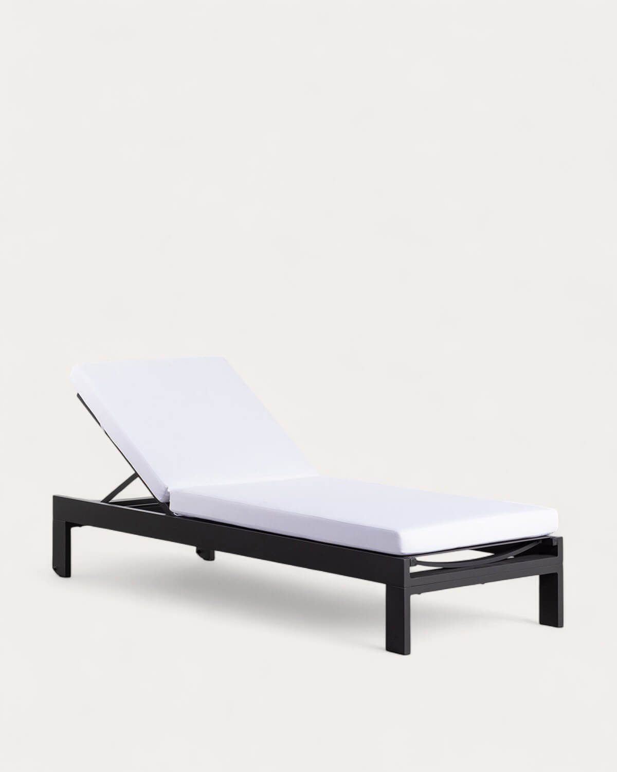 Lettino Reclinabile in Alluminio con Cuscino in Tessuto New Kreta, immagine della galleria 1