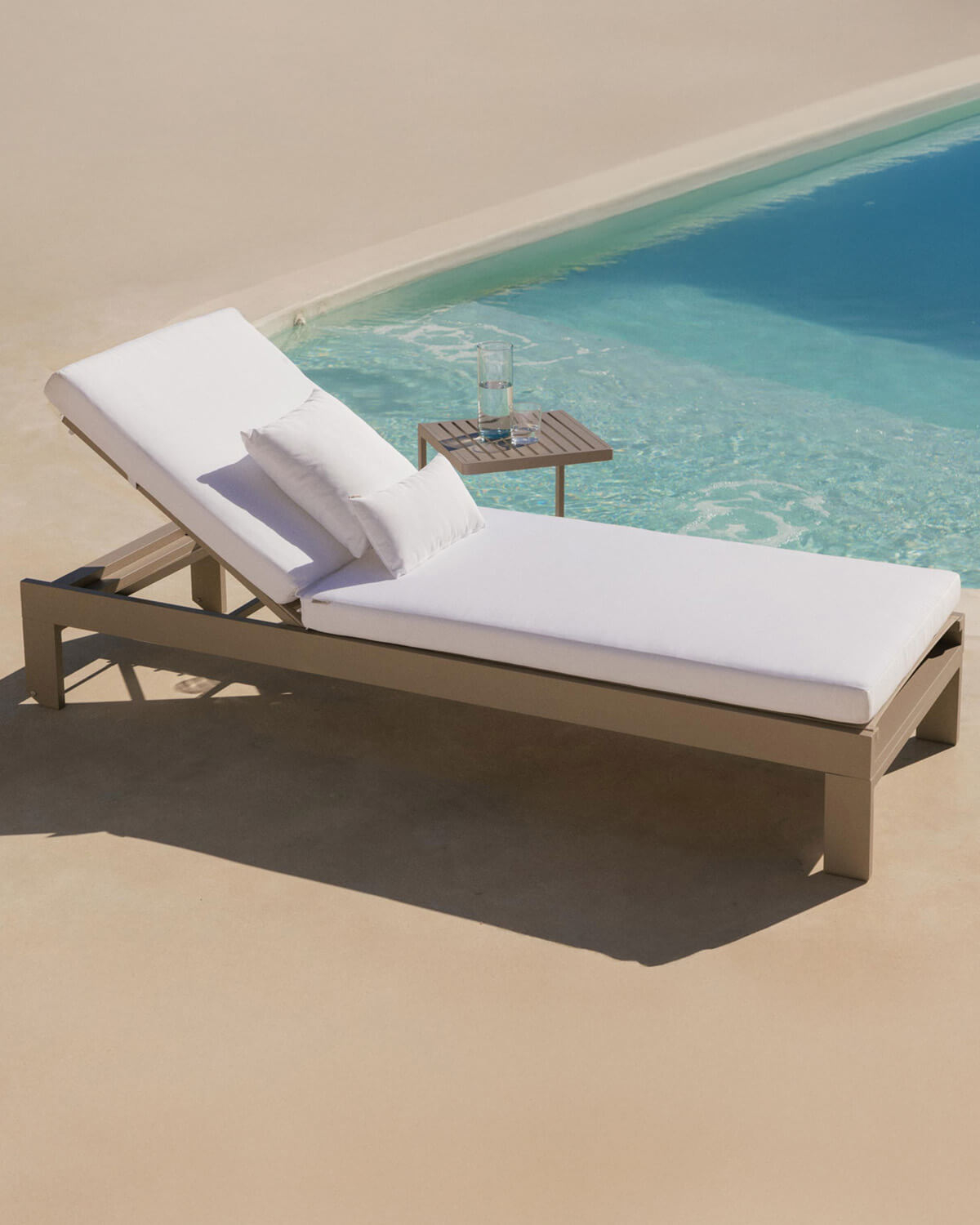 Lettino Reclinabile con 3 Cuscini New Kreta , immagine della galleria 2