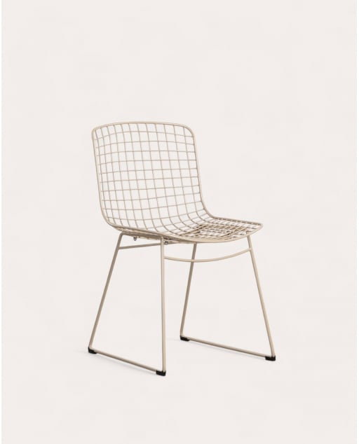 Pack 4 Sedie da Pranzo Metal con Schienale Alto Aras Fresh