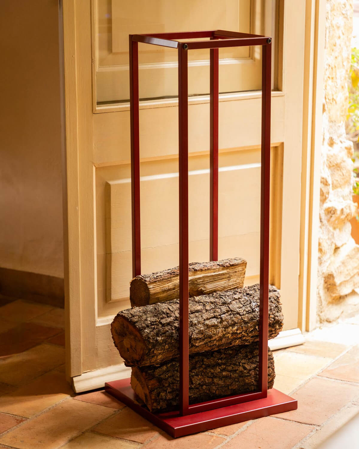 Portalegna in Metallo (85x33 cm) Lior, immagine della galleria 3