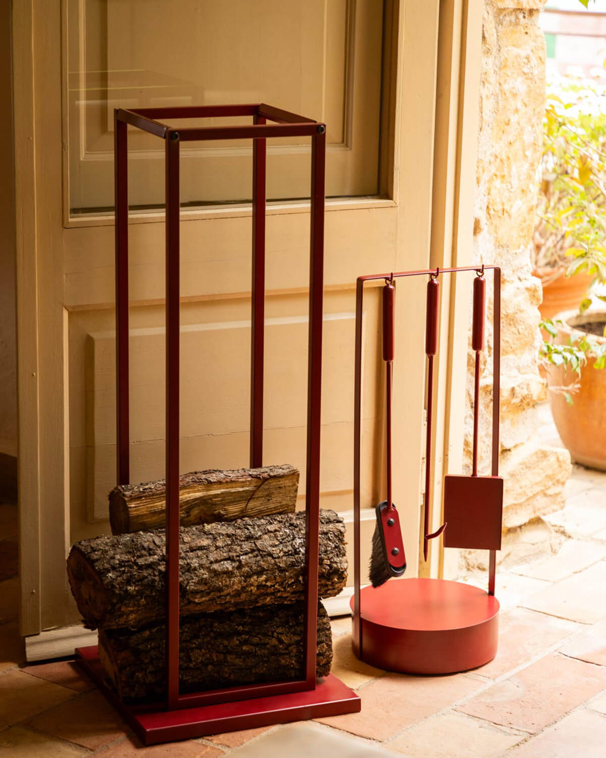 Portalegna in Metallo (85x33 cm) Lior, immagine della galleria 2