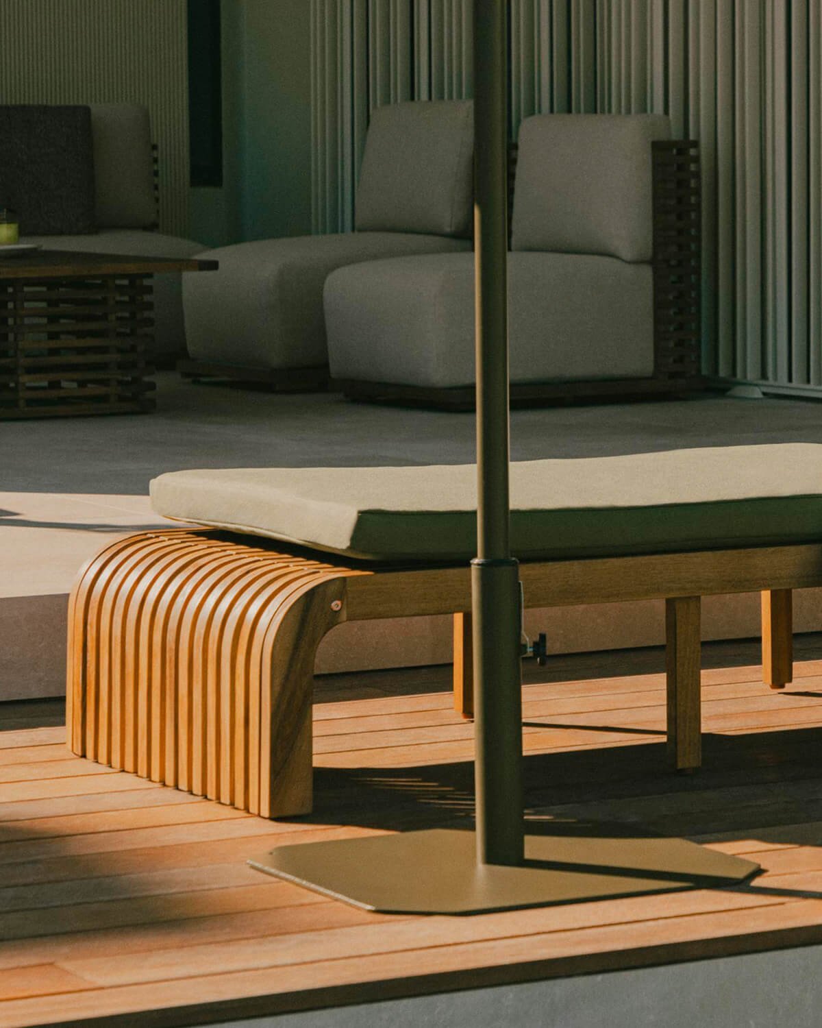 Ombrellone da Giardino e da Terrazza con Supporto in Metallo Somer , immagine della galleria 3