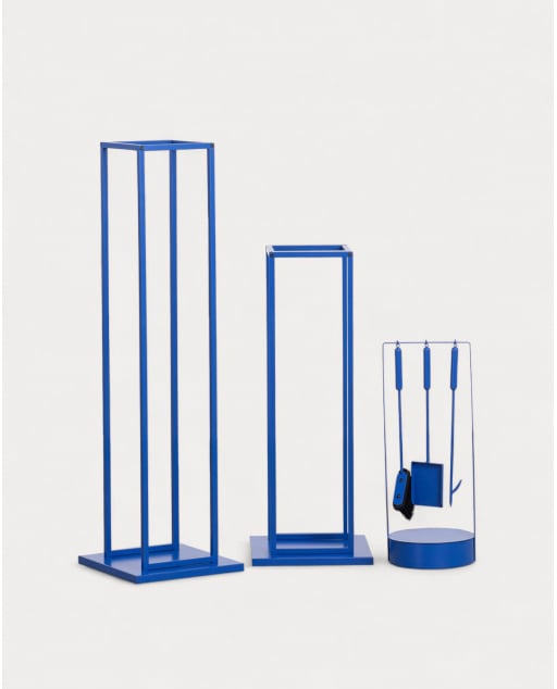 Set 2 Portalegna Per Camino e Accessori Lior