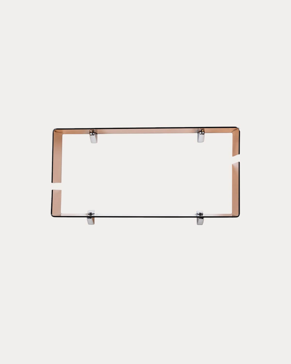 Set di 2 Mensole da Parete in Vetro Curvato a forma di L Iris , immagine della galleria 1