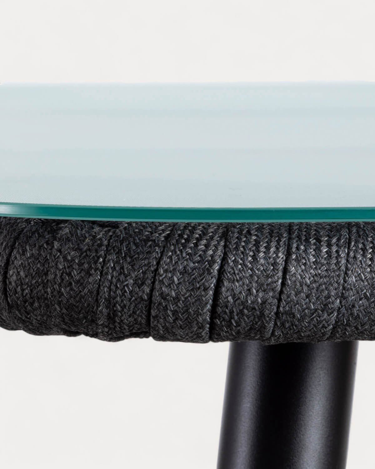 Tavolo da Pranzo Rettangolare in Alluminio e Cristallo (160x90 cm) Drian, immagine della galleria 5