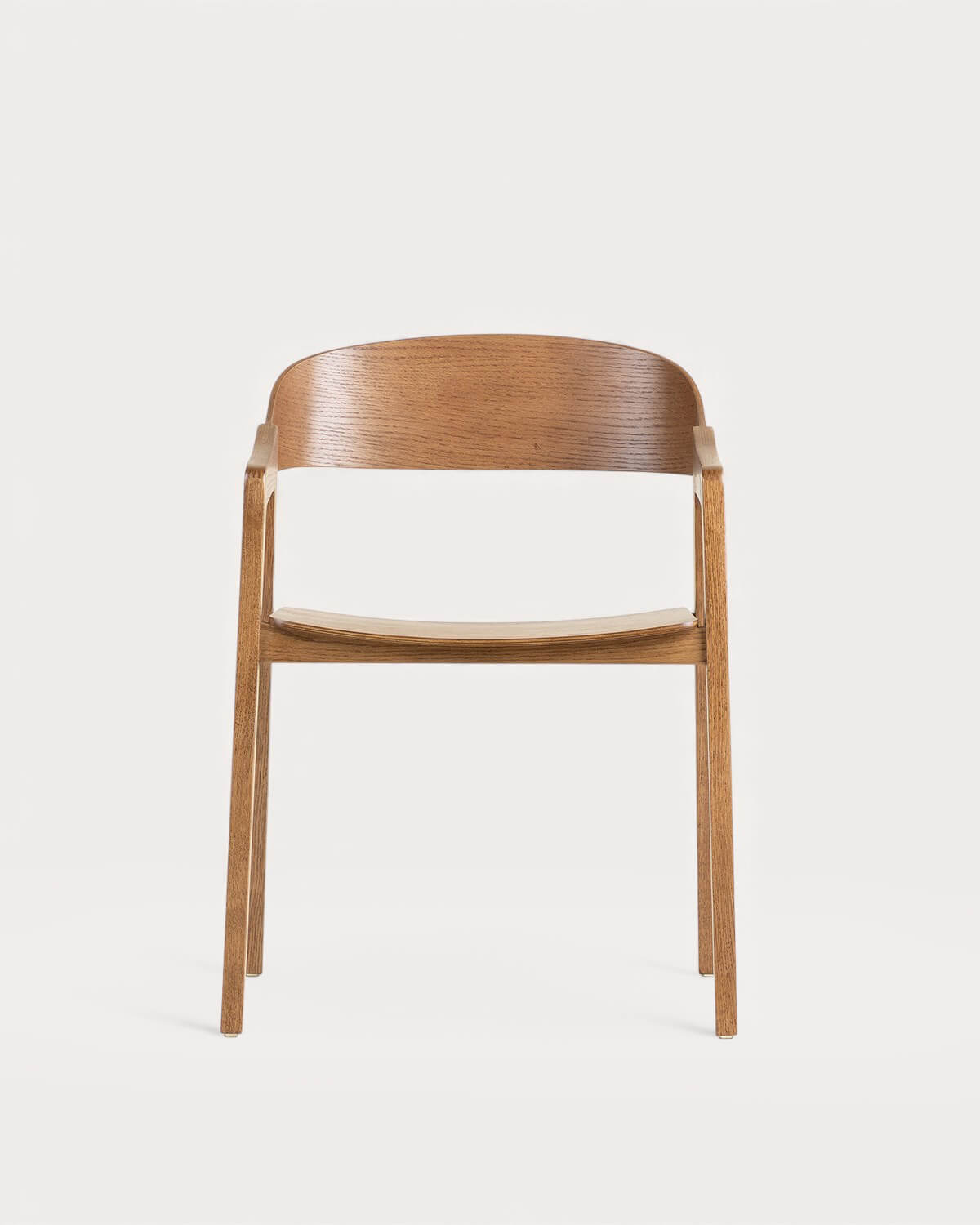 Pack da 2 Sedie da Pranzo in Legno di Quercia con Braccioli Laly, immagine della galleria 4