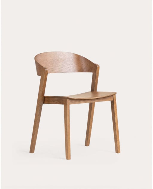 Pack da 2 Sedie da Pranzo in Legno di Quercia Laly