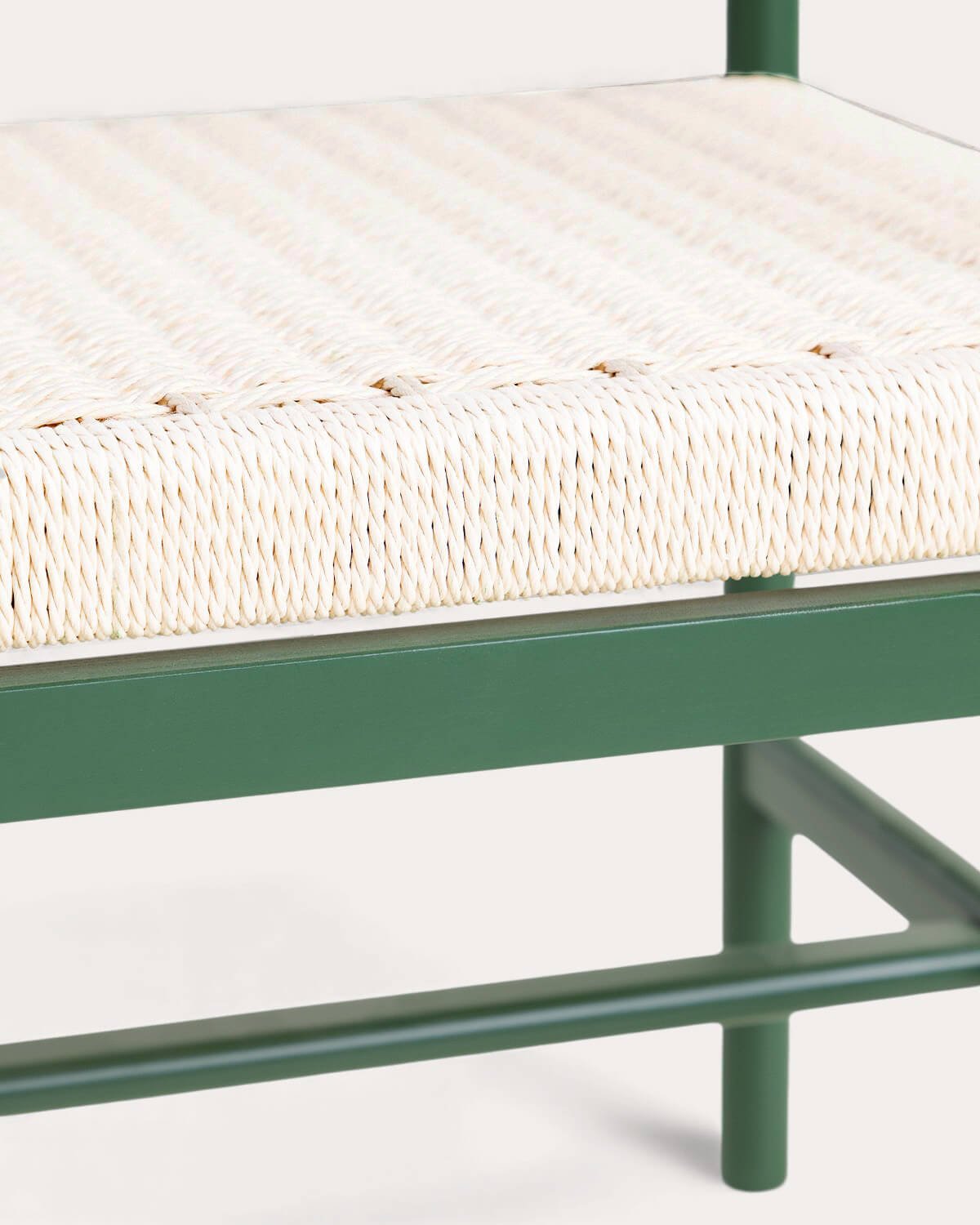 Pack 2 Sedie da Pranzo con Braccioli in Legno e Rattan Paula, immagine della galleria 6