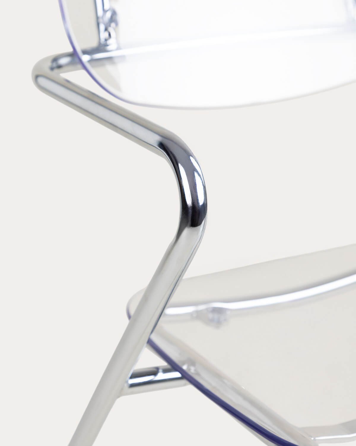 Pack 2 Sedie da Pranzo con Braccioli in Polietilene e Metallo Pinha, immagine della galleria 6