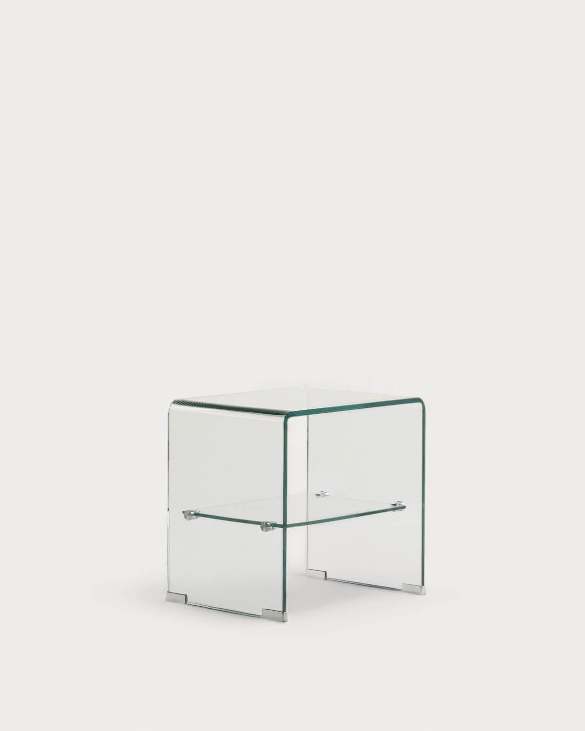 Comodino Rettangolare in Vetro Temperato (47x36 cm) Endil, immagine della galleria 1