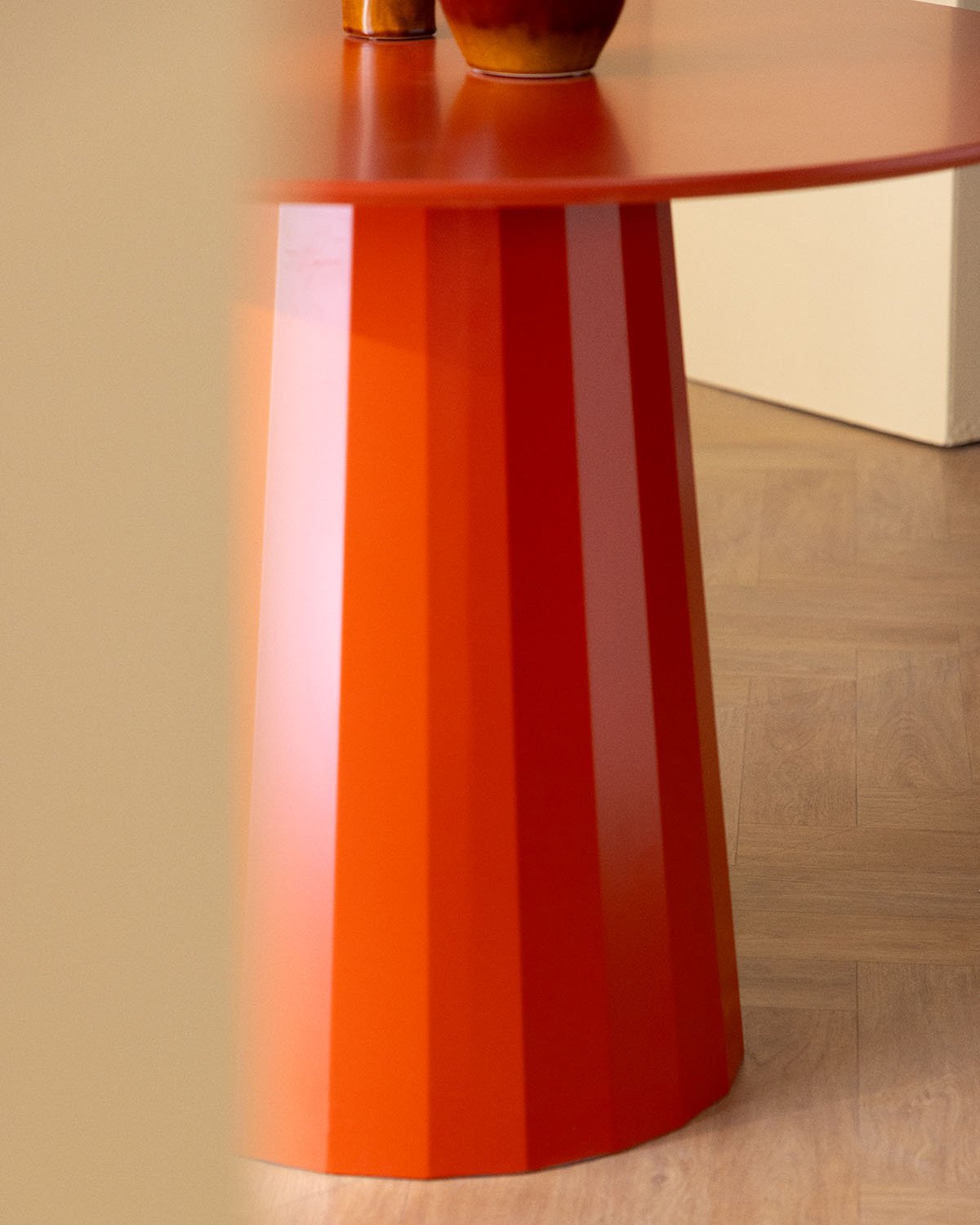 Tavolo da Pranzo Rotondo in Legno e Metallo (Ø120 cm) Irem, immagine della galleria 3