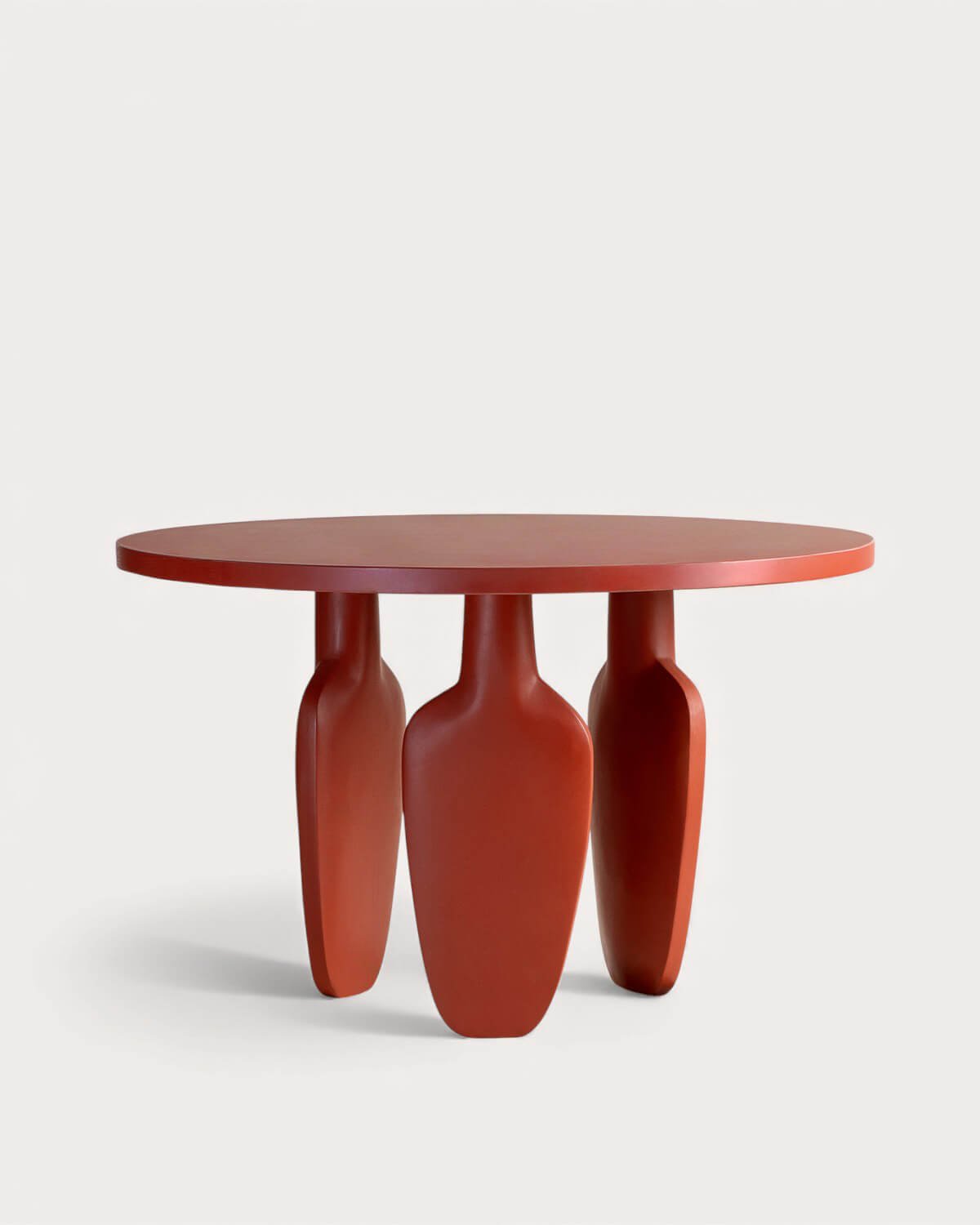 Tavolo Rotondo da Esterno in Cemento (Ø120 cm) Ylena, immagine della galleria 1