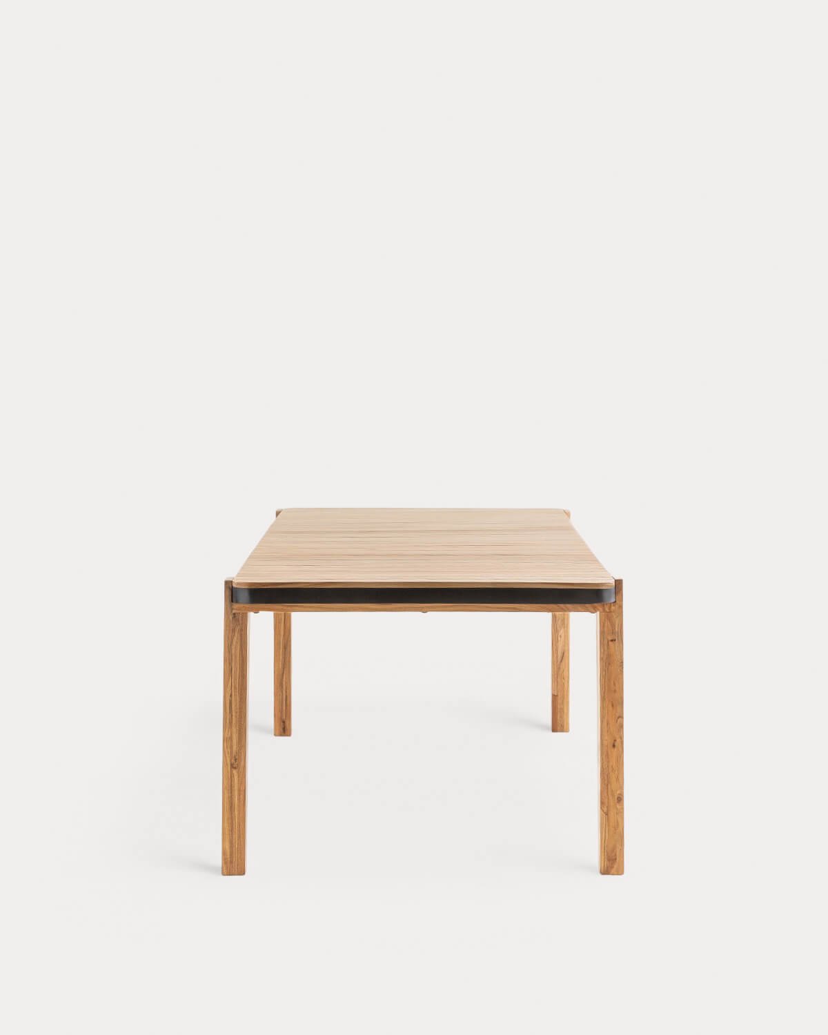 Tavolo da Esterno Rettangolare in Legno di Acacia (200x100 cm) Lizzy, immagine della galleria 2