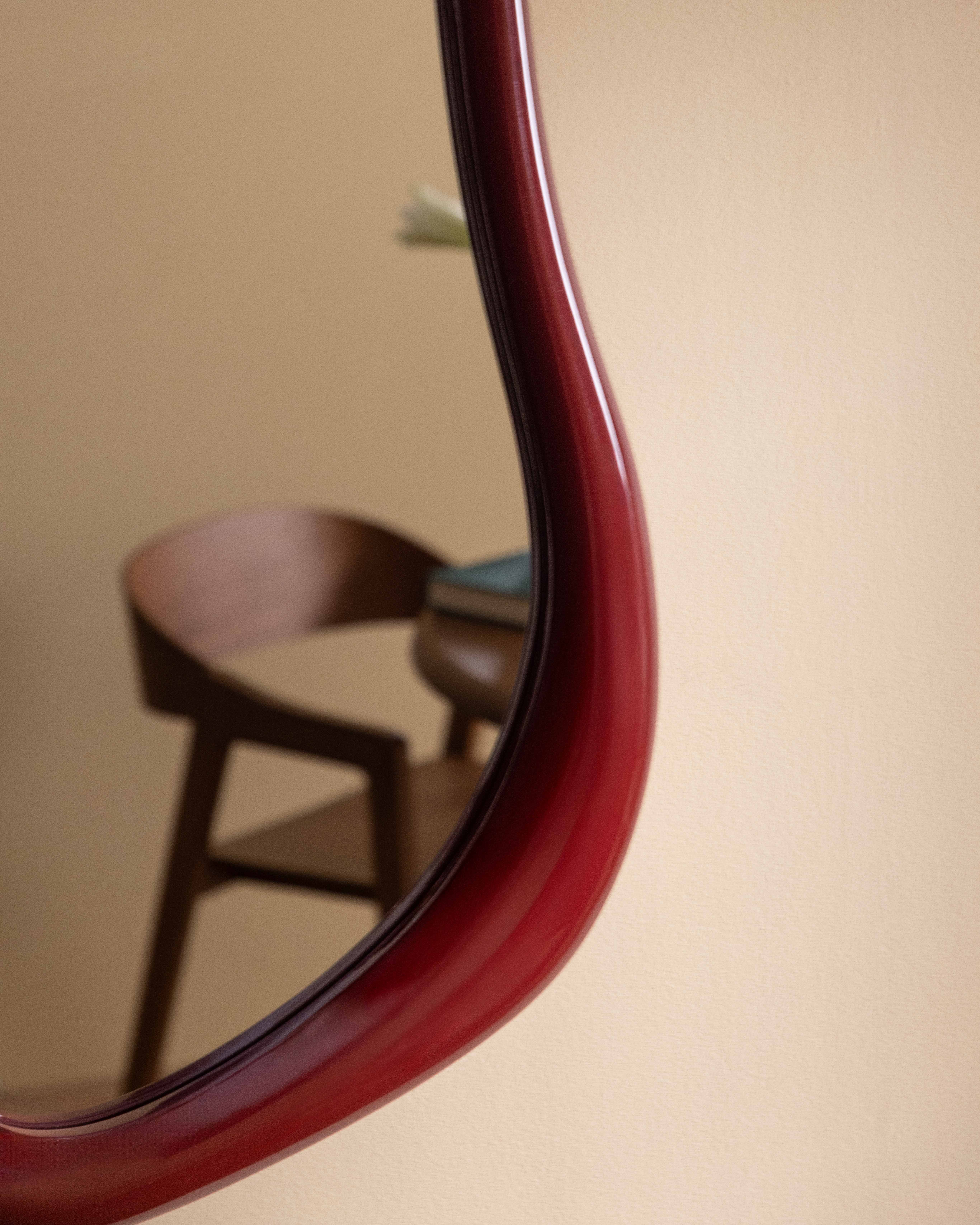 Specchio da Parete in Legno e Resina (90x60 cm) Lilos, immagine della galleria 3