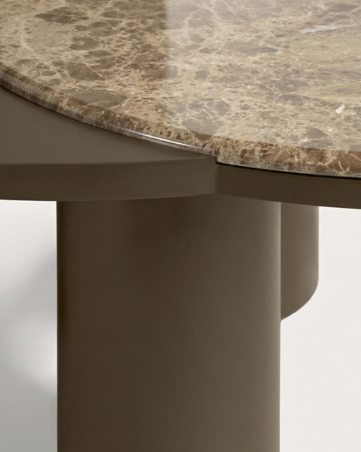 Tavolino da Caffè in Marmo e Legno (80x73 cm) Zenia, immagine della galleria 4