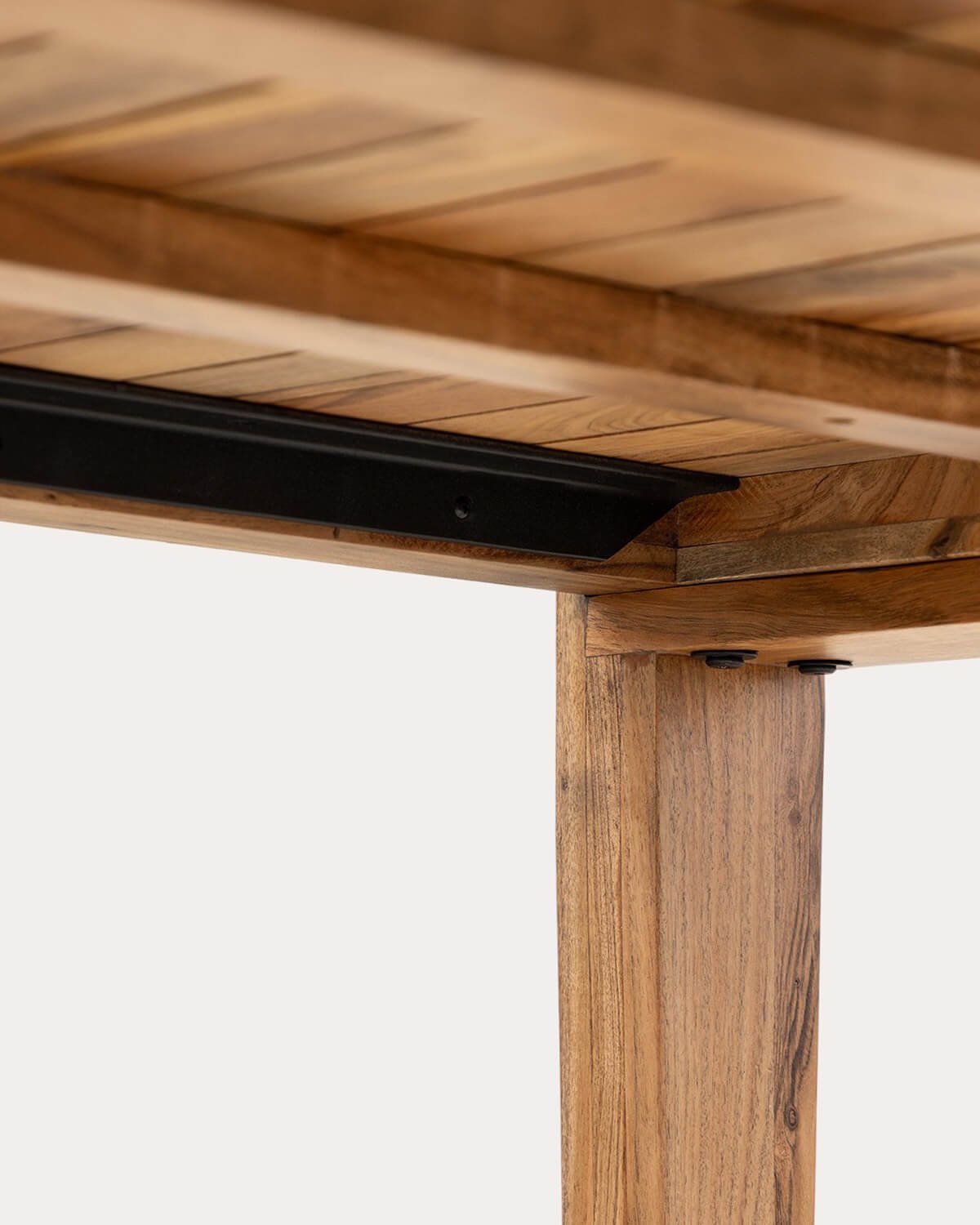 Tavolo da Pranzo Rettangolare in Legno di Acacia (200x100 cm) Lizzy, immagine della galleria 5