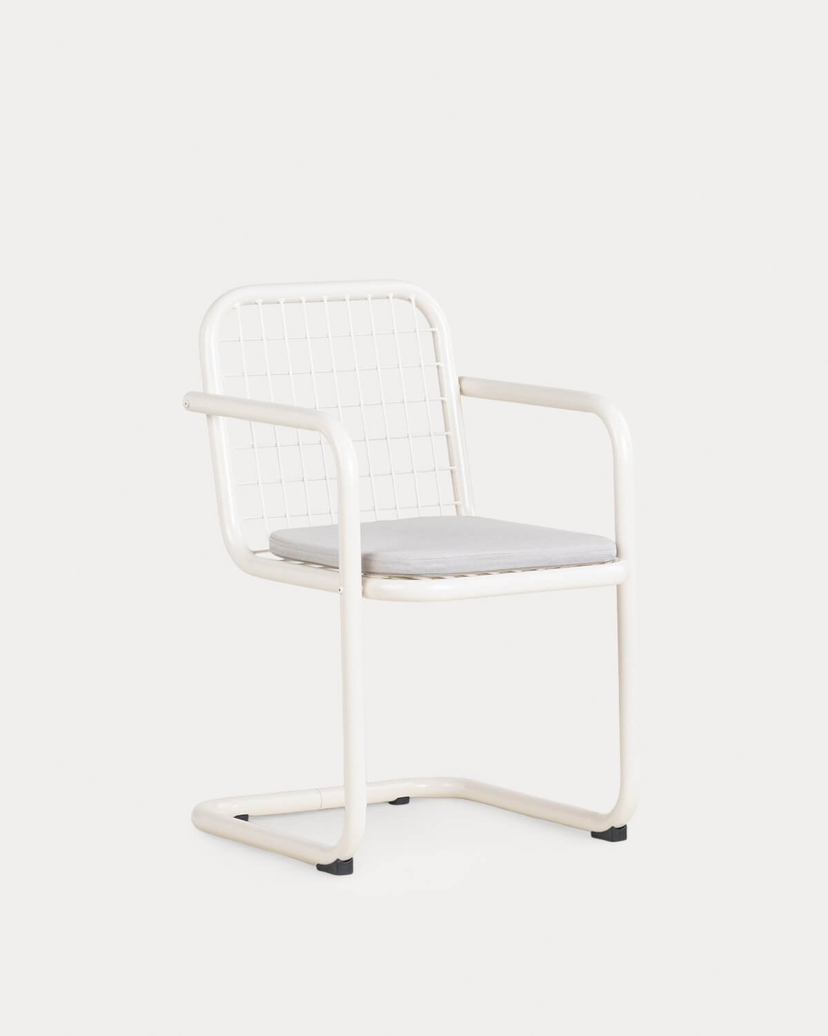 Pack da 4 Sedie da Pranzo in Metallo con Braccioli Biaritz, immagine della galleria 1