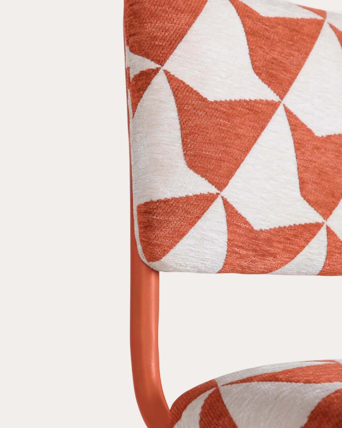 Pack 4 Sedie da Pranzo in Metallo e Tessuto Viola, immagine della galleria 4