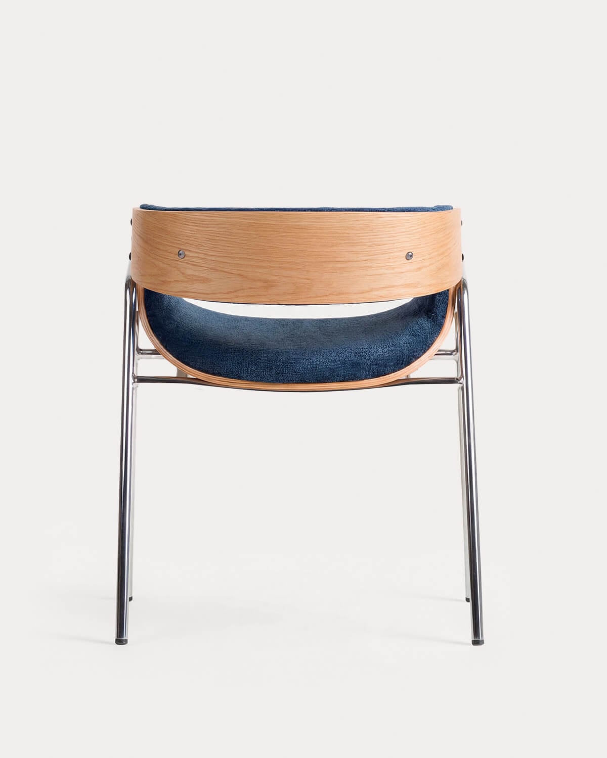 Pack 4 Sedie da Pranzo in Legno e Tessuto Berlin, immagine della galleria 3