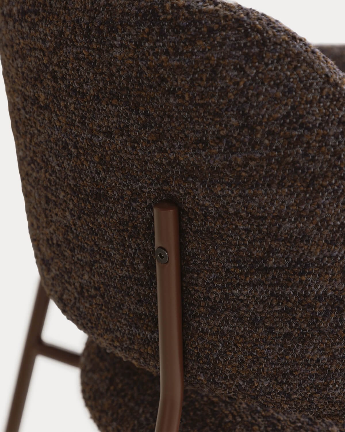 Pack da 2 Sedie da Pranzo con Braccioli in Tessuto e Metallo Stana, immagine della galleria 6