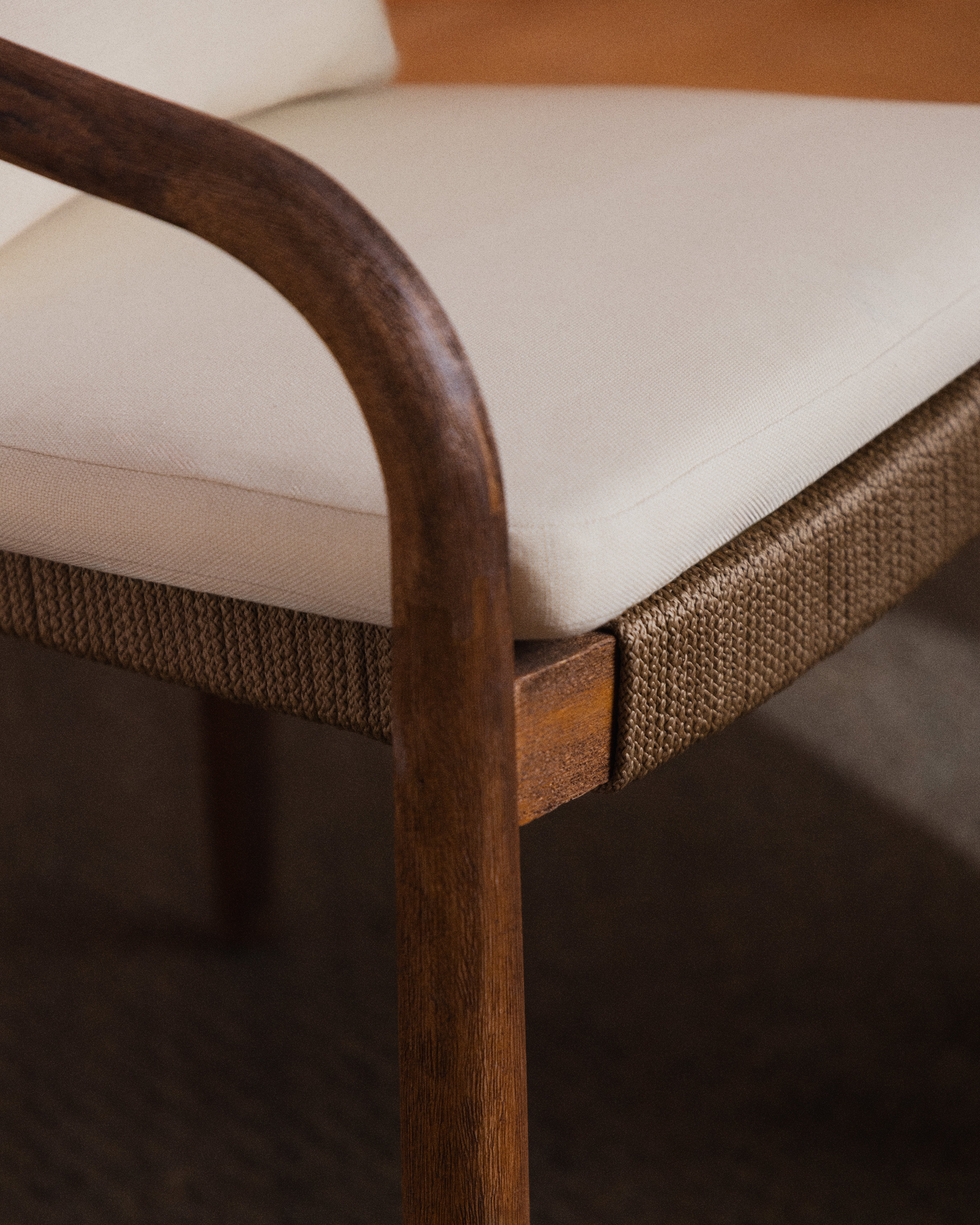 Pack 4 Sedie da Pranzo in Legno di Acacia con Cuscino Loli, immagine della galleria 3