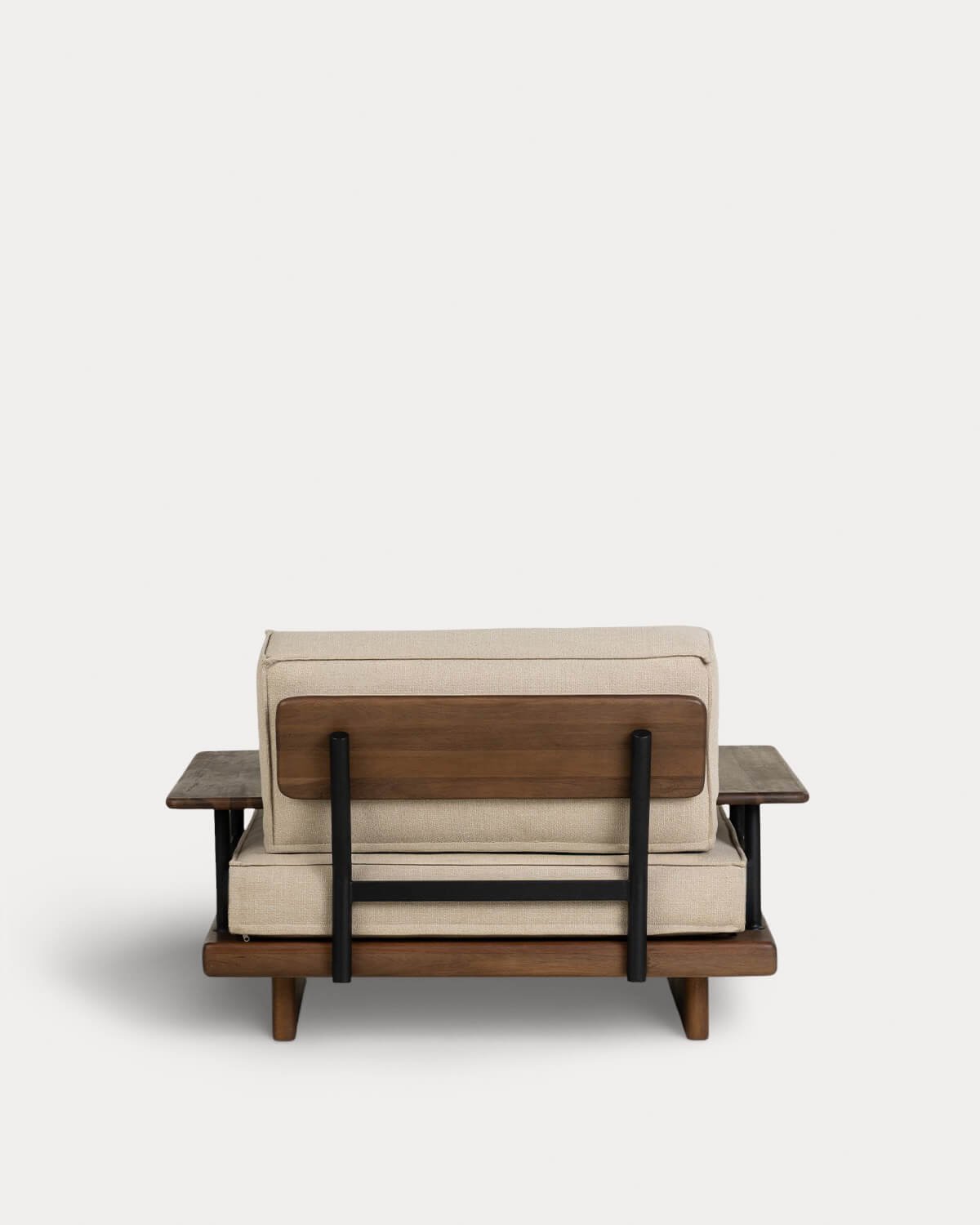 Poltrona da Giardino in Legno di Acacia e Metallo Ayanis, immagine della galleria 3