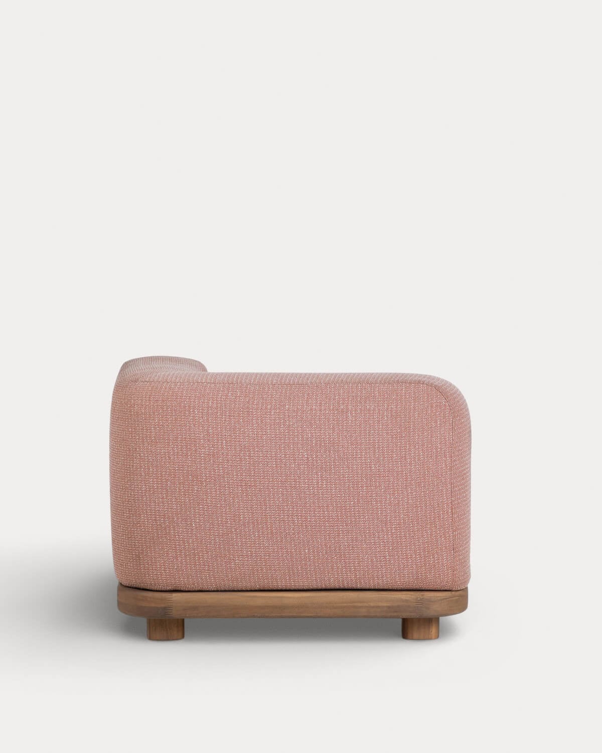 Modulo Angolare da Giardino in Legno di Acacia e Tessuto per Divano Modulare Redik, immagine della galleria 5