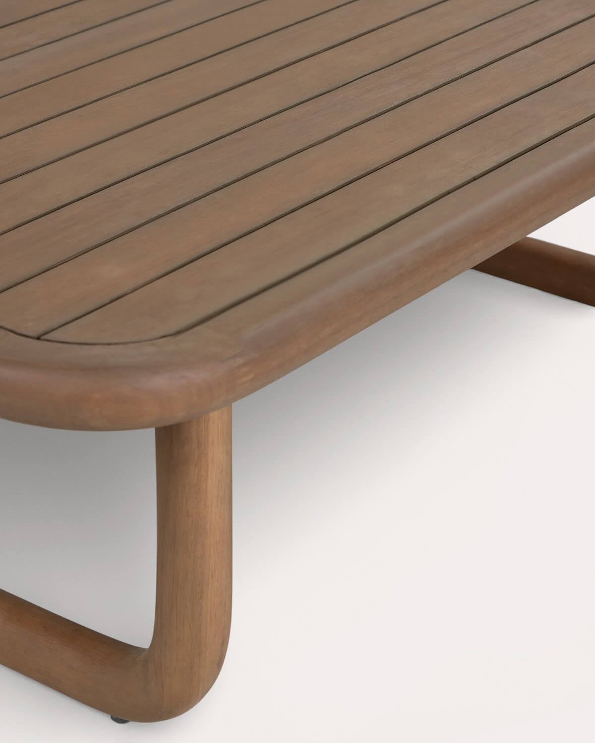 Tavolino Rettangolare da Esterno in Legno di Eucalipto (110x65 cm) Elnes, immagine della galleria 4