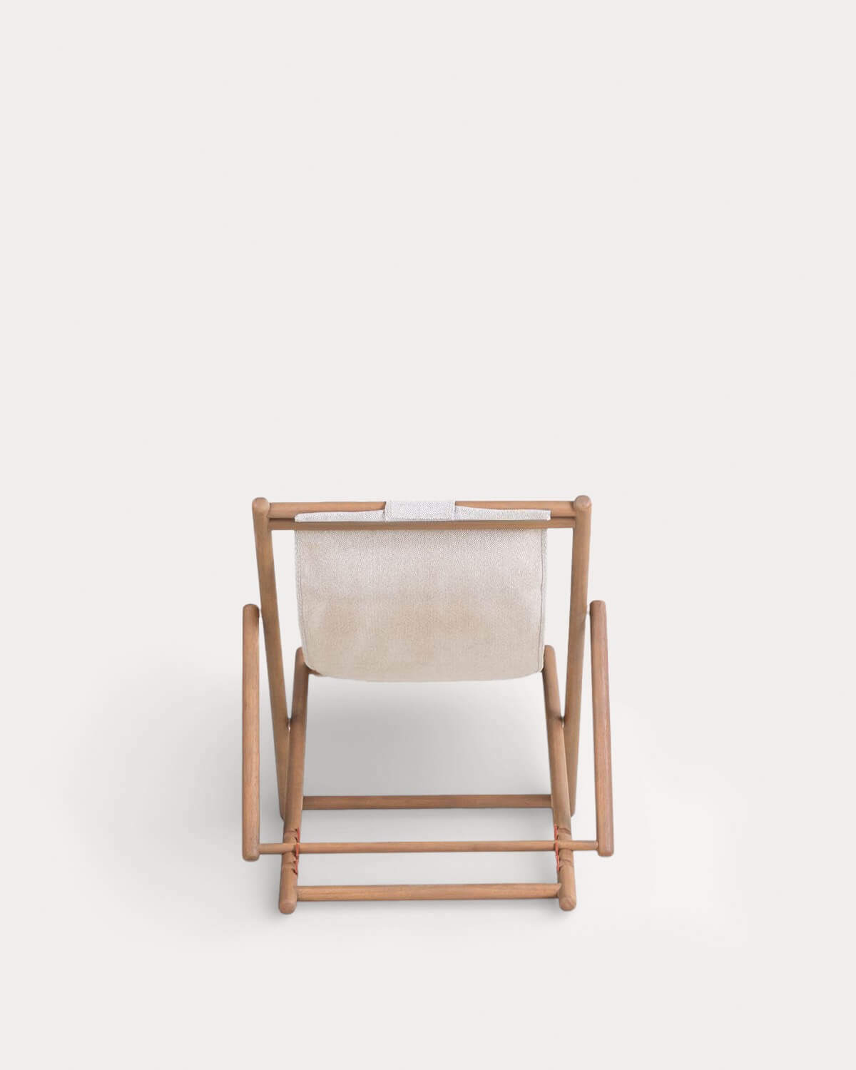 Pack 2 Amache Reclinabili in Legno di Eucalipto e Tessuto Elnes, immagine della galleria 3