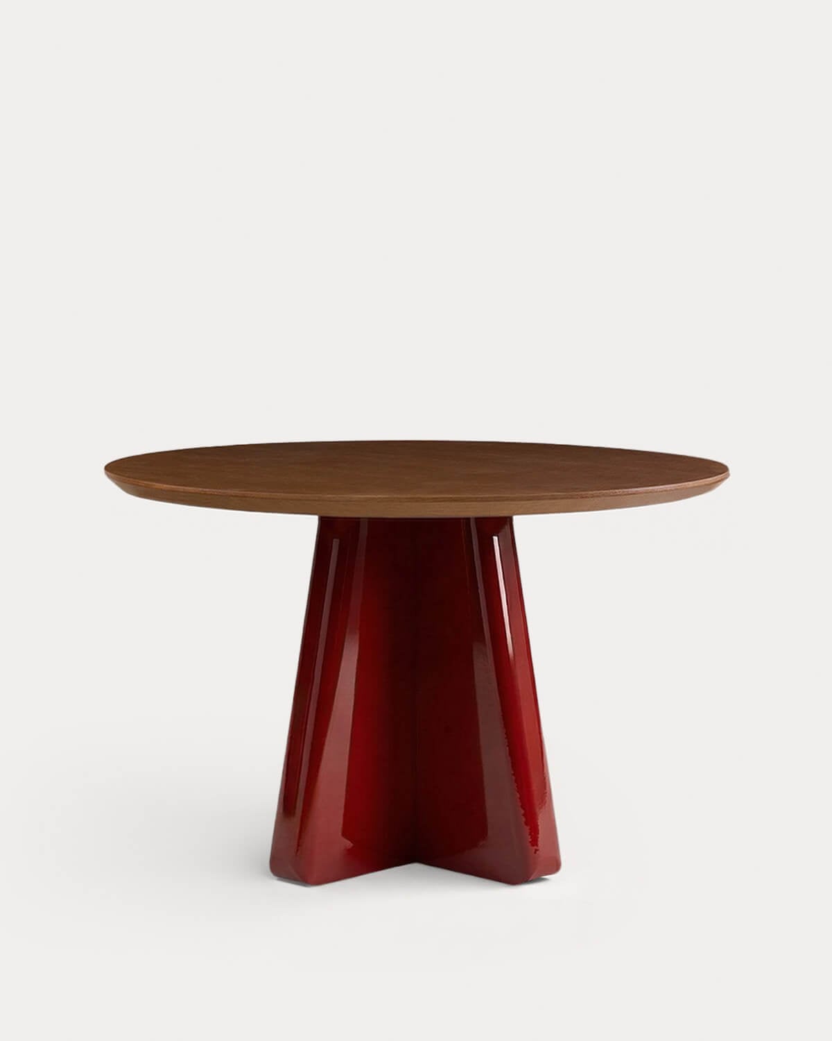 Tavolo da Pranzo Rotondo in Legno (Ø120 cm) Roxenna, immagine della galleria 1