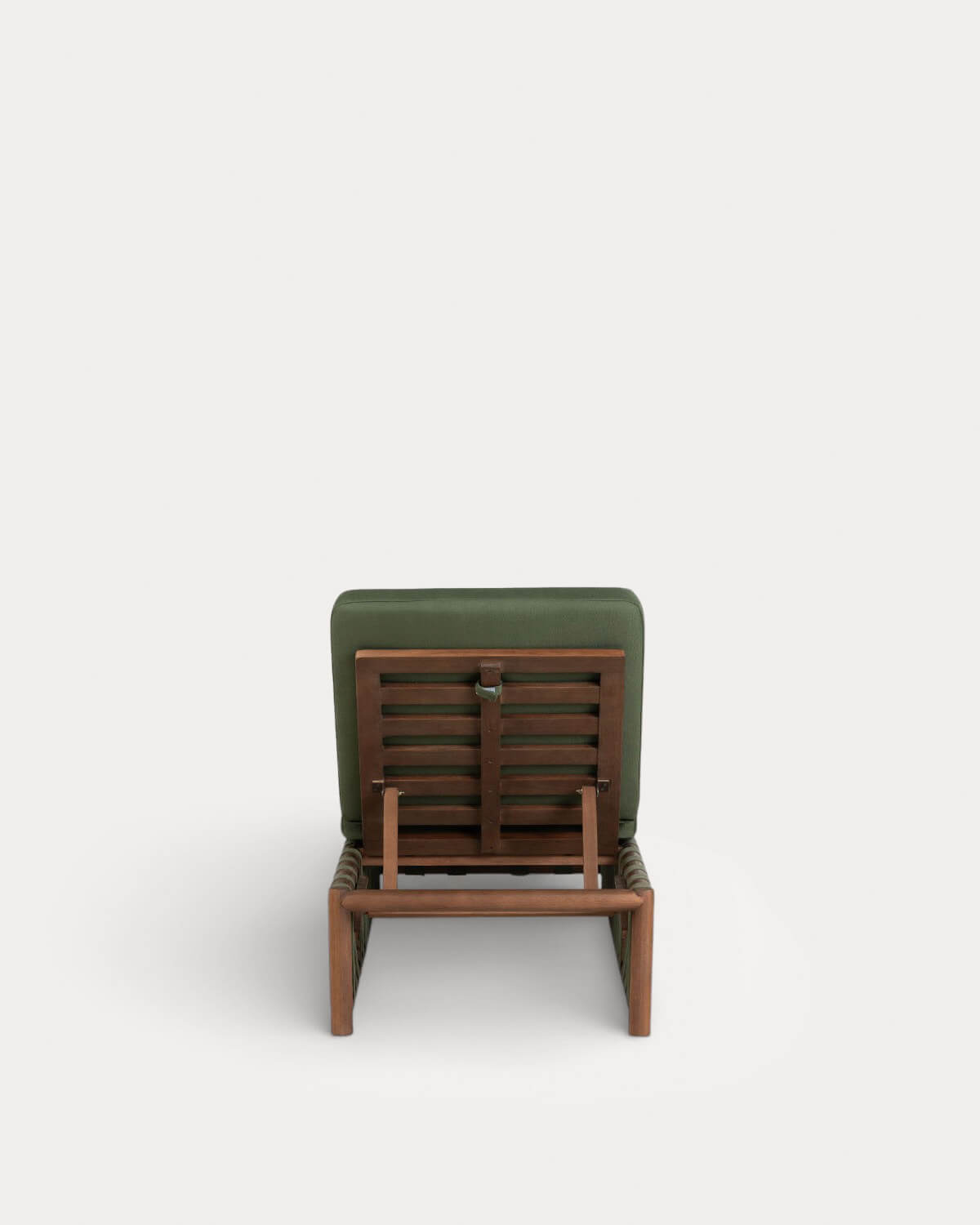 Pack da 2 Lettini Prendisole Reclinabili in Legno di Eucalipto e Tessuto Edvard, immagine della galleria 3