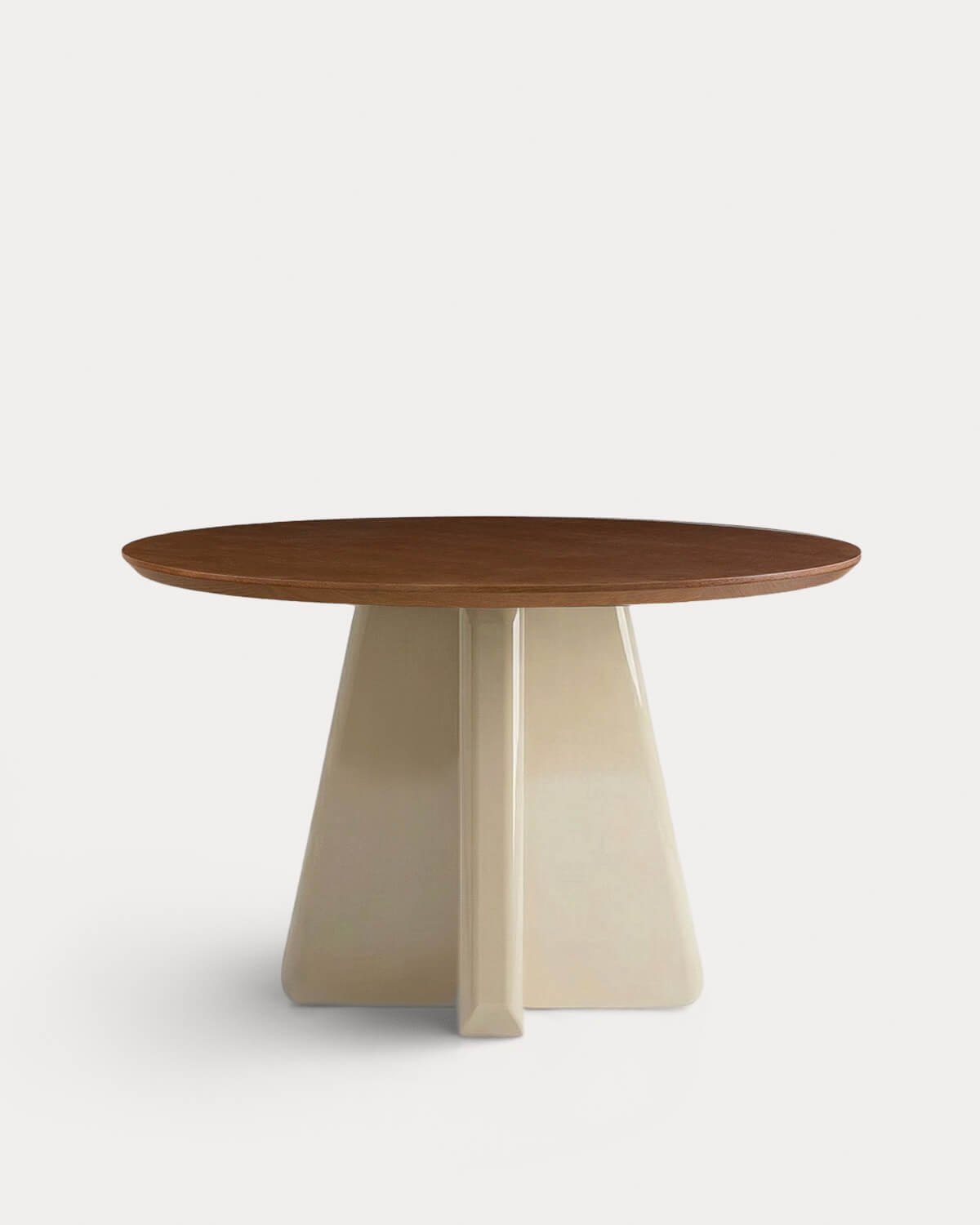 Tavolo da Pranzo Rotondo in Legno (Ø120 cm) Roxenna, immagine della galleria 3