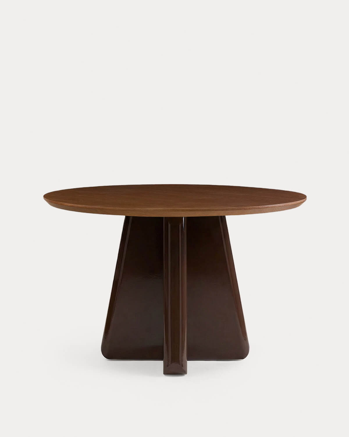 Tavolo da Pranzo Rotondo in Legno (Ø120 cm) Roxenna, immagine della galleria 3