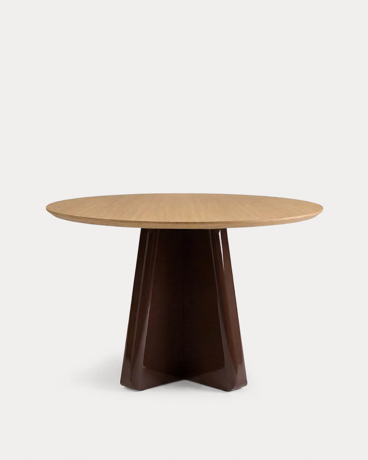 Tavolo da Pranzo Rotondo in Legno (Ø120 cm) Roxenna, immagine della galleria 3