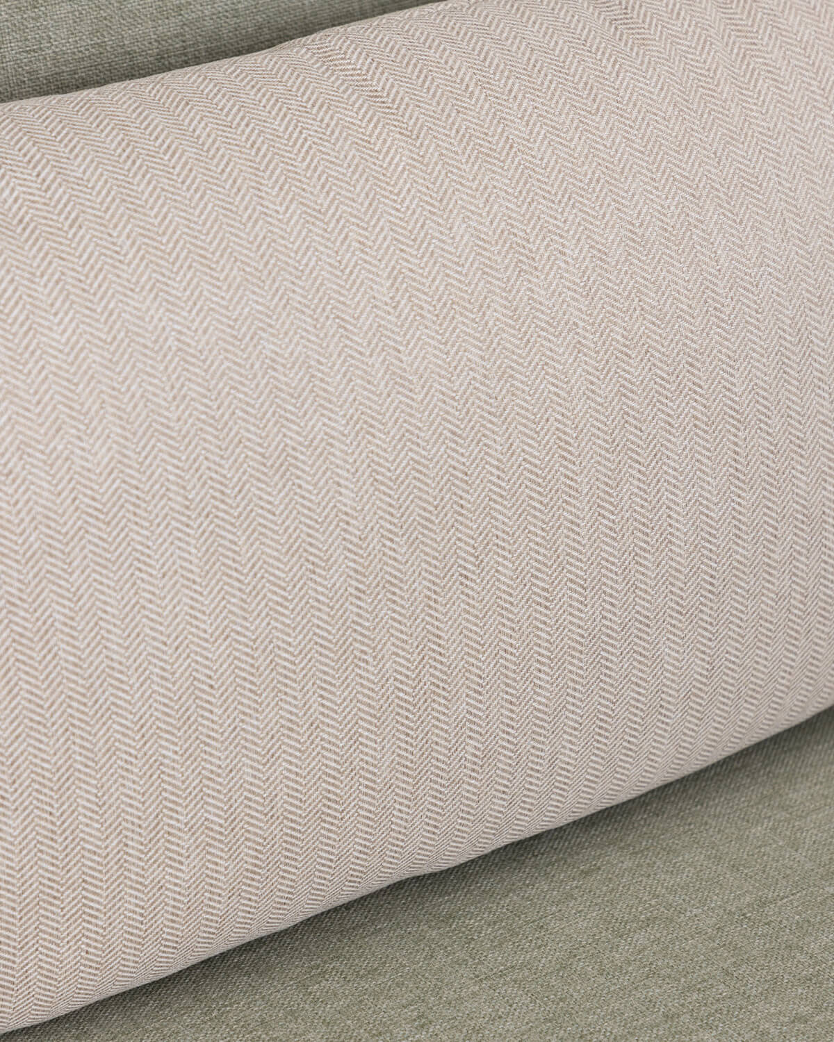 Set di Divani da Giardino Modulari da 2 Pezzi Modulo Divano e Modulo Centrale con Modulo Pouf in Legno di Acacia e Tessuto Redik, immagine della galleria 7