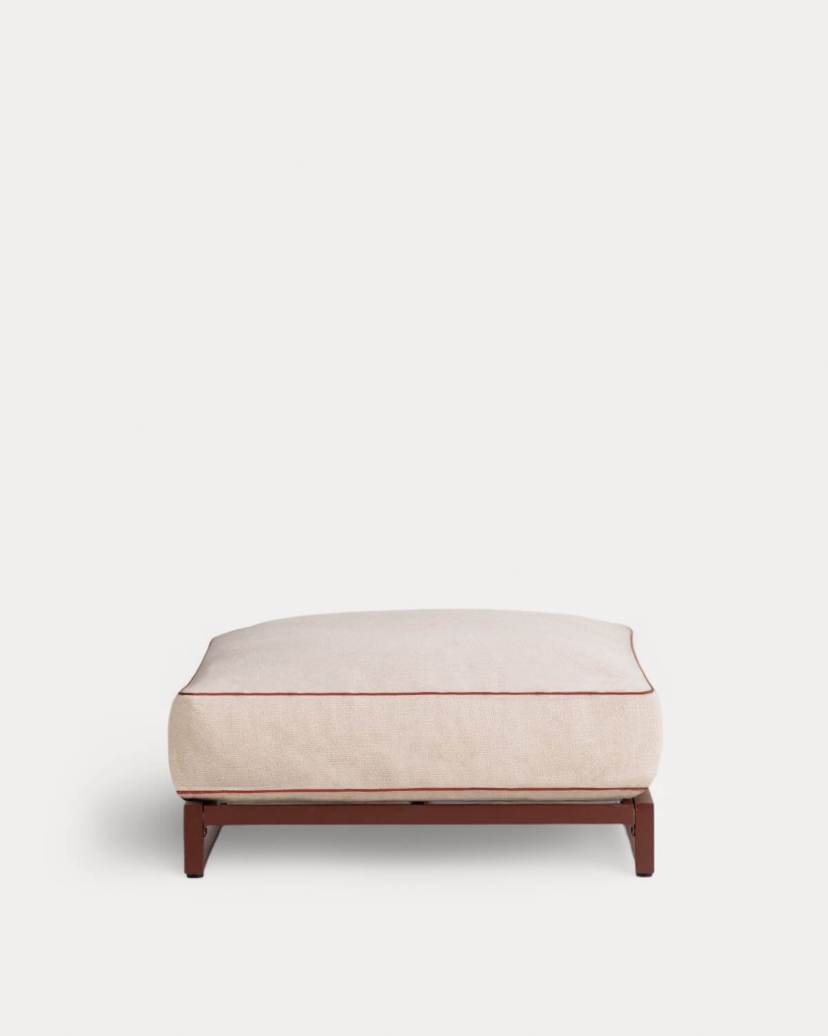 Modulo Pouf da Giardino in Metallo e Tessuto per Divano Modulare Kristen, immagine della galleria 2