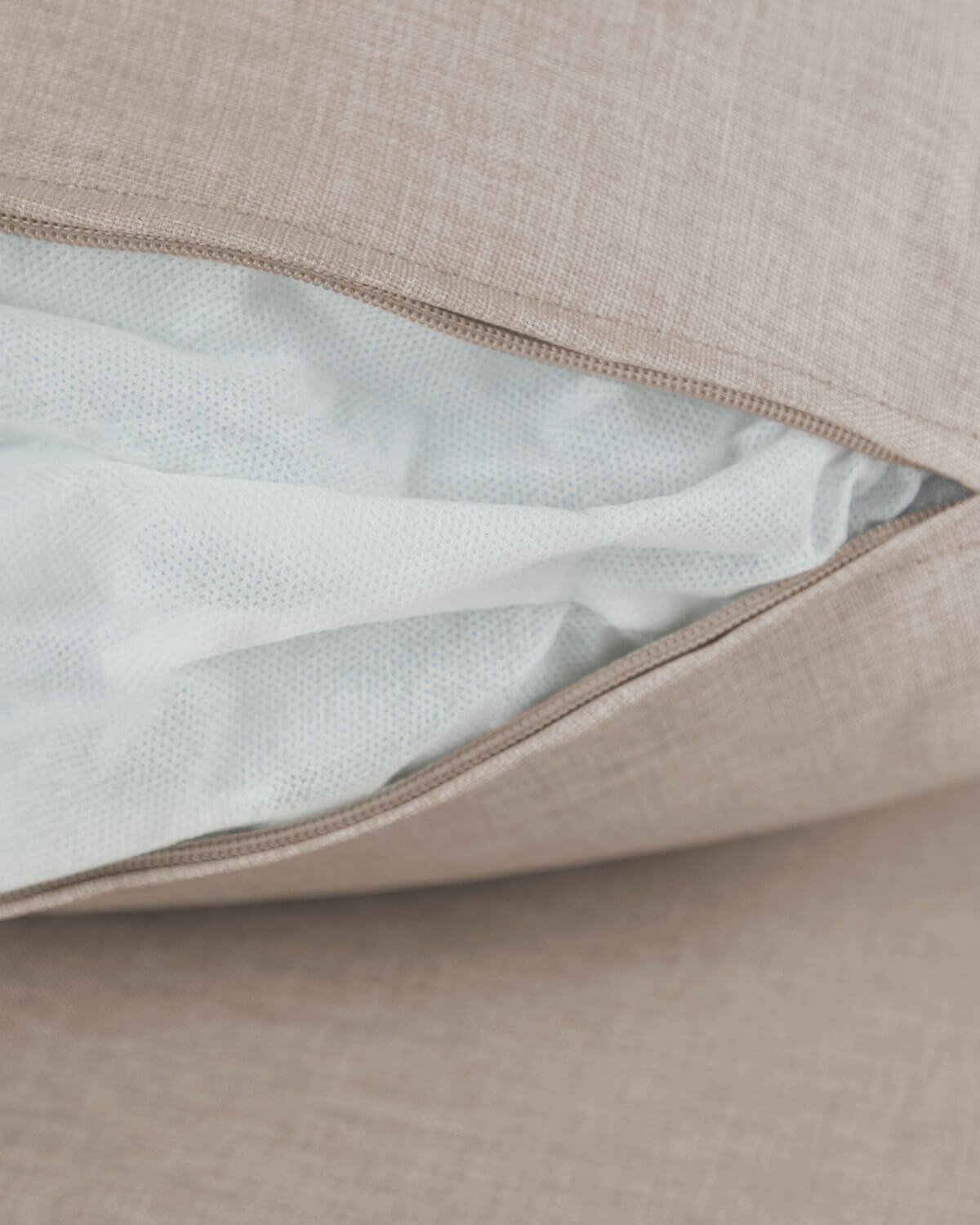 Set da Giardino con Divano a 3 Posti, 2 Poltrone e Tavolino in Legno di Acacia e Tessuto Lorent, immagine della galleria 9