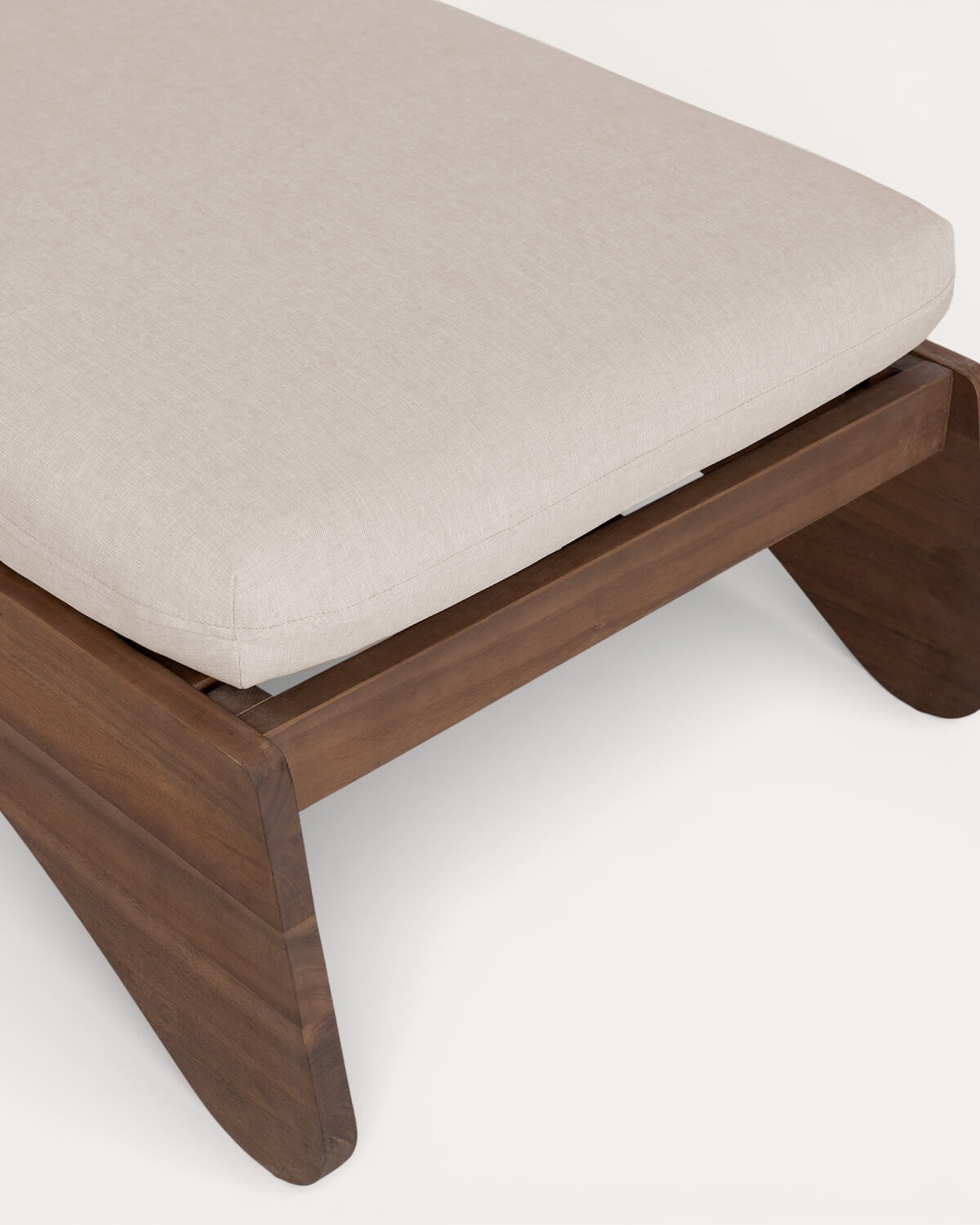 Pack da 2 Lettini Prendisole Reclinabili in Legno di Acacia e Tessuto Lorent, immagine della galleria 5