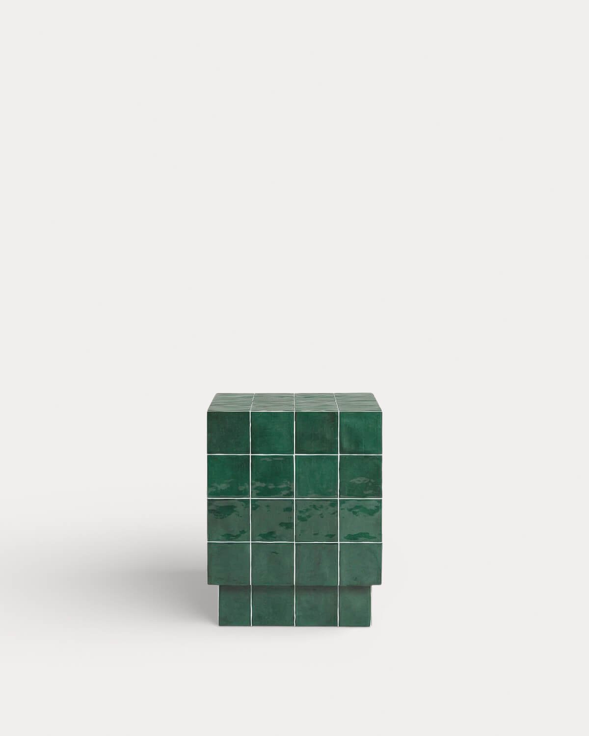 Tavolino Quadrato in Ceramica e Cemento (40x40 cm) Nilsi, immagine della galleria 2