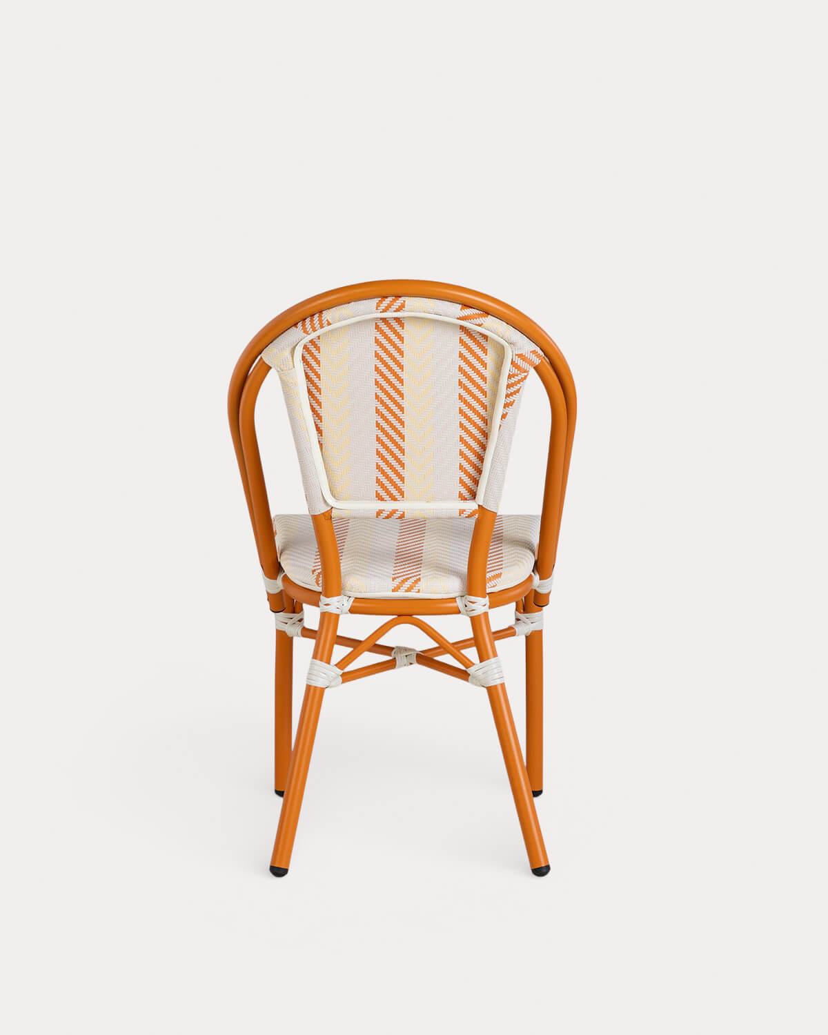 Sedia da Pranzo in Alluminio e Rattan Sintetico Yona Bistro, immagine della galleria 3