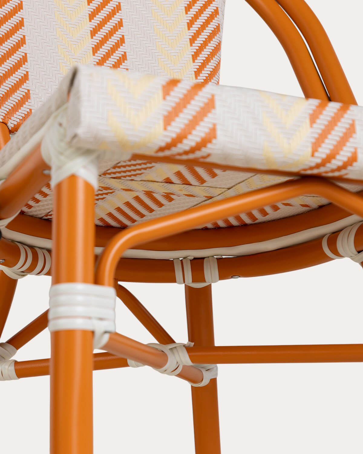 Pack 2 Sedie da Pranzo in Alluminio e Rattan Sintetico Yona Bistro, immagine della galleria 6